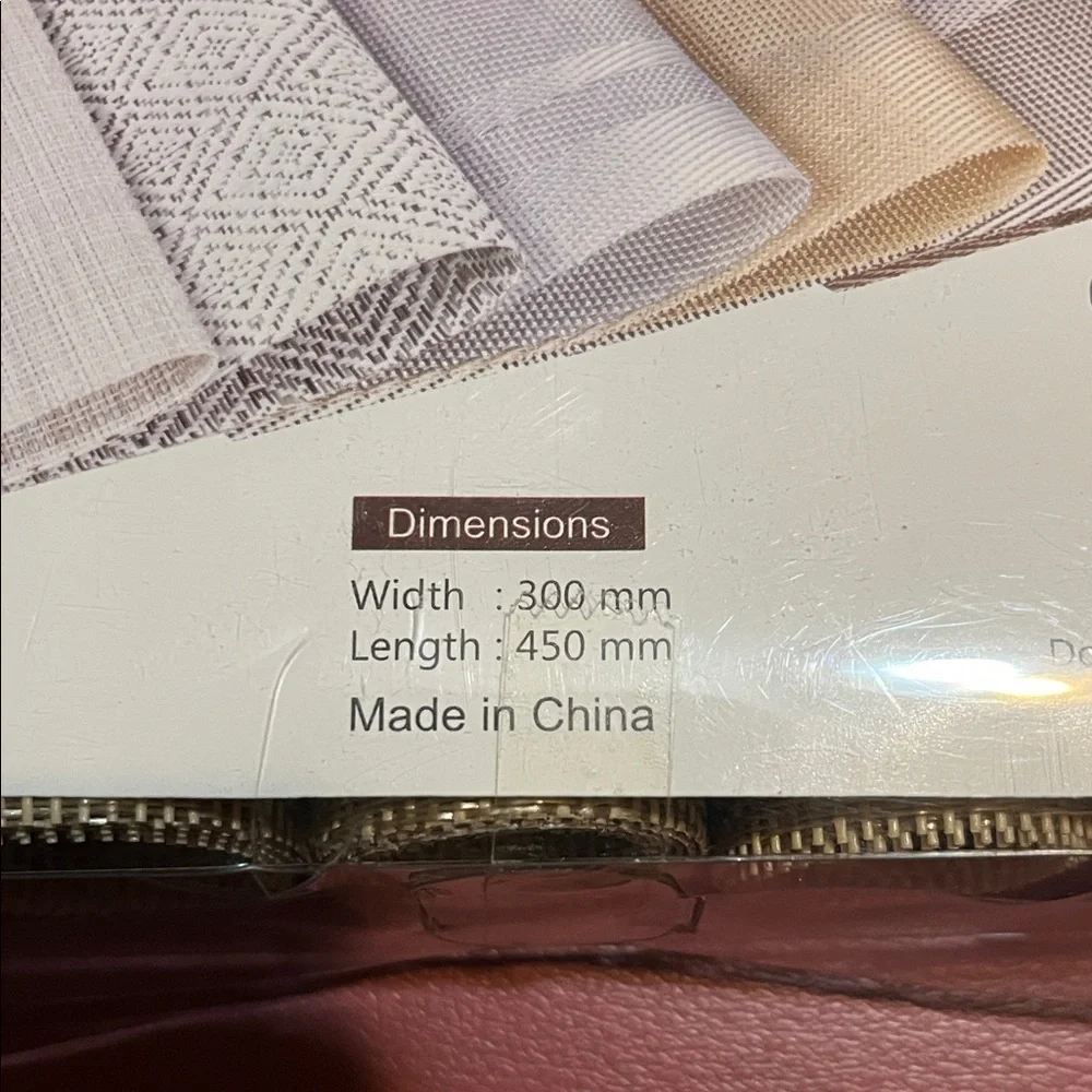 Gold Woven Placemats Set